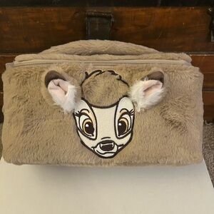 Disney Parks 2025 Bambi Faux Fur Insultated Lunch / Cosmetic Bag NWT
